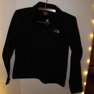 North face fuzzy Quarter Zip